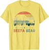 Beepa Bear Father's Day T-Shirt Vintage Beepa Bear Wildling Father's Day T-Shirt - Lemon Yellow