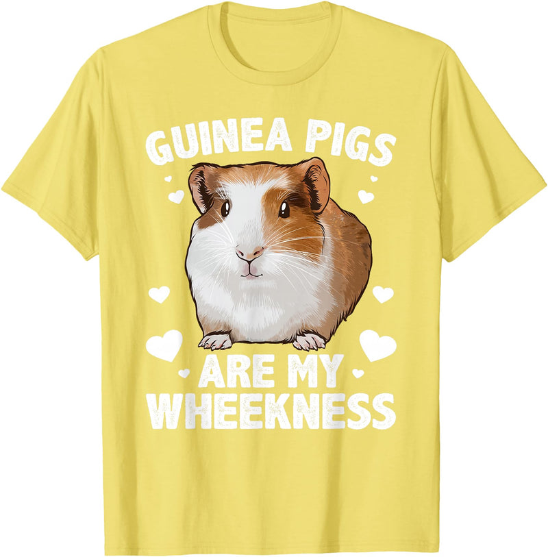 Guinea Pig Gift Guinea Pig Accessories & Stuff Funny Guinea Pig Design For Men Women Kids Guinea Pig Lovers T-Shirt - Lemon Yellow