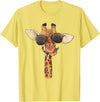 Giraffe Quotes Sunglasses Giraffe T-Shirt - Lemon Yellow