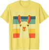 Funny Llama Gift Llama Lover Accessories & Stuff Cool Llama for Men Women No Prob Llama Alpaca Farming Animal T-Shirt - Lemon Yellow