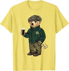Teddy Bear Feeling Lucky St Patricks Women Men Cool Funny Teddy Bear Feeling Lucky Drinking St Patricks Day T-Shirt - Lemon Yellow