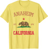 Anaheim California CA Designs Anaheim California T-Shirt - Lemon Yellow