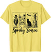 Halloween Spooky Tee Vintage Halloween Horror Spooky Season T-Shirt - Lemon Yellow