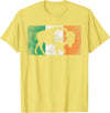 Buffalo - Saint Paddys Funny Ireland Flag Buffalo - Shamrock St. Patrick's Day Irish Flag T-Shirt - Lemon Yellow