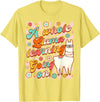 Llama Alpaca Whole Llama Learning Going On Llama Alpaca Teacher Teaching Whole Llama Learning Going On T-Shirt - Lemon Yellow