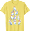 White Giant Christmas Tree Lights Santa Hats Polar Bear Christmas Tree Funny Ice Bear Holiday T-Shirt - Lemon Yellow