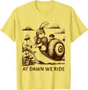 Medieval Bunny Rabbit Castlecore T-Shirt in Lemon Yellow