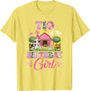 Cow First Birthday Girl Family Tio Of The Birthday Girl 1st Birthday Cow Farm Family T-Shirt - Lemon Yellow