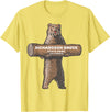 Richardson Grove State Park California CA Shop Richardson Grove State Park California CA Bear Souvenir T-Shirt - Lemon Yellow