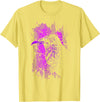 Krähe crow purple dye T-Shirt - Lemon Yellow
