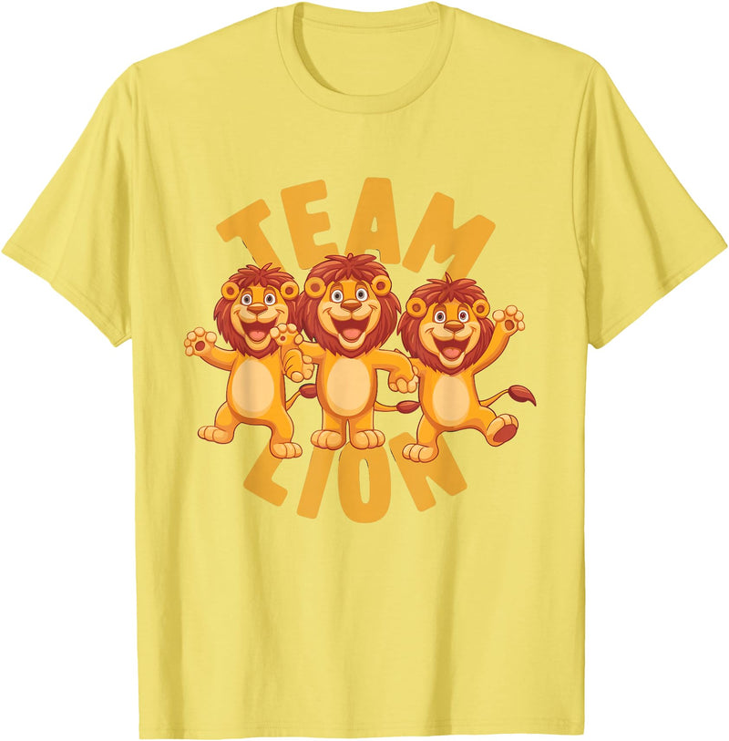 Lion Design for Lion Lovers Team Lion Stuff | Lion Costume | Products for Lion T-Shirt - Lemon Yellow