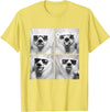 Funny Animal Photography Clothing Co. Funny Polar Bears with Sunglasses Cool Ice Bears Humor Meme T-Shirt - Lemon Yellow