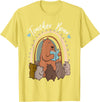 Thank You Teacher Appreciation Gifts Teacher Bear Reading Appreciation Teacher Graphic T-Shirt - Lemon Yellow