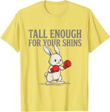 Cute Bunny Joke T-Shirt in Lemon Yellow