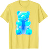 Urban Empyre Blue Gummy Bear T-Shirt - Lemon Yellow