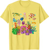 MASH MOSH Coral reef with colorful tropical Fish, Marine Life T-Shirt - Lemon Yellow