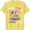 Holy Cow I'm Three 3 3rd Birthday Boy Girl Kids Holy Cow I'm Three 3 Years Old 3rd Birthday Boy Girl T-Shirt - Lemon Yellow