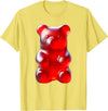 Urban Empyre Red Gummy Bear T-Shirt - Lemon Yellow