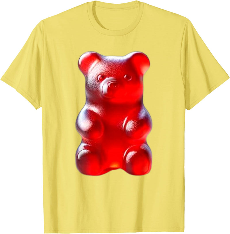 Urban Empyre Red Gummy Bear T-Shirt - Lemon Yellow