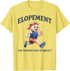 Funny Bear Running Autism Support Squad Autism Neurodiversity Bear Elopement The Unexpected Workout T-Shirt - Lemon Yellow