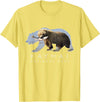 Katmai National Park Landscape Shirts & Gifts Alaskan Bear Katmai National Park Lake Image Alaska Souvenir T-Shirt - Lemon Yellow