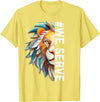 Lions Club members outfit gift Lions Club Members we Serve Outfit for Service Work T-Shirt - Lemon Yellow