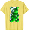 Urban Empyre Green Gummy Bear T-Shirt - Lemon Yellow