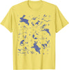 Celestial Outer Space Science Astronaut Rabbit Animal Bunny T-Shirt in Lemon Yellow