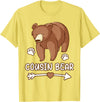 Cousin t-shirt bear, Cousin bear shirt boys cousin tee shirt bear, cousin bear tshirt for men T-Shirt - Lemon Yellow