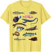 Educational Science Ideas Deep Sea Fish Ocean Biology & Marine Science Educational T-Shirt - Lemon Yellow
