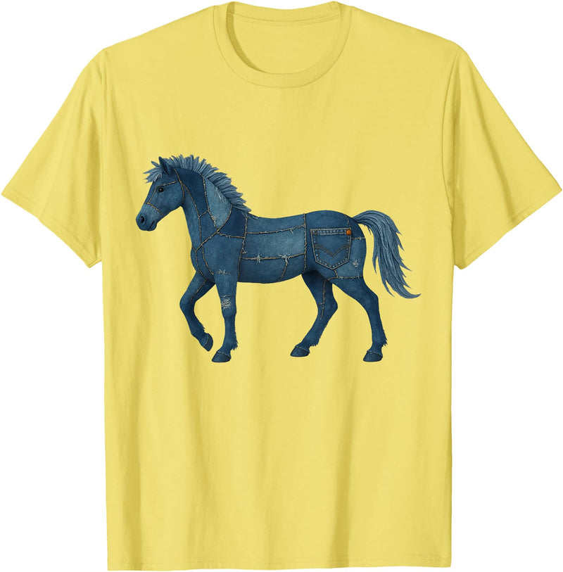 Horse Denim Design Horse Denim T-Shirt - Lemon Yellow