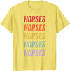 horses Apparel Horses T-Shirt - Lemon Yellow