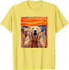 Polar Bears Polar Bear the scream meme The Scream Art Funny Polar Bear Meme T-Shirt - Lemon Yellow