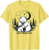 Polar Bear Lover Tees NYC Polar Bear Hugs Mama Baby Mothers Day Mom Daughter Son T-Shirt - Lemon Yellow