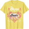 Nana Bear Shirt Designs and Gift Ideas for Grandma Nana Bear Shirt for Women - Cute Mother's Day and Birthday T-Shirt - Lemon Yellow