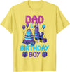 Birthday Party Shirts For Men Women Kids Dad of Birthday Boy Llama Pinata Party Family Matching Men T-Shirt - Lemon Yellow