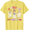 Groovy Ghosts Just Wanna Have Fun Funny Halloween T-Shirt - Lemon Yellow