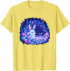 Enchanting Bunny in Candy Cave Fantasy World T-Shirt in Lemon Yellow