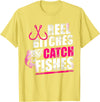 Reel Bitches catch fishes tee Reel Bitches Catch Fishes Funny Fishing T-Shirt - Lemon Yellow