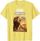 Lions Lion Lovers Shop Lions Lion Whisperer T-Shirt - Lemon Yellow