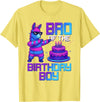 Llama Pinata Birthday Family Bday Party Decoration Brother of Birthday Boy Llama Pinata Party Family Matching T-Shirt - Lemon Yellow