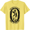 Cast Down The Mighty Send The Rich Away Halloween T-Shirt - Lemon Yellow