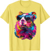Guinea Pig Lover Designs Sunglasses Guinea Pig Lovers Design Pop Art Funny Guinea Pig T-Shirt - Lemon Yellow