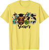 Cow 2025 Senior Class Of 2025 Graduation 2025 T-Shirt - Lemon Yellow
