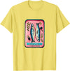 Coastal Nautical Sardine Apparel Co. Sardines Fish Tin Womens Salty Summer Fisherman Cute Top T-Shirt - Lemon Yellow