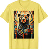 Spirit Bear Native American Art Design Ideas Indian Art Design Spirit Bear T-Shirt - Lemon Yellow