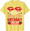 Strawberry 1St Birthday Girl Party GG Of The Berry First Birthday Girl Strawberry Lover T-Shirt - Lemon Yellow