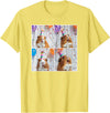 Animal Photobooth Love Guinea Pigs Men Women Kids Funny Guinea Pig Face Pet Cavy Mom Guinea Pig Birthday T-Shirt - Lemon Yellow