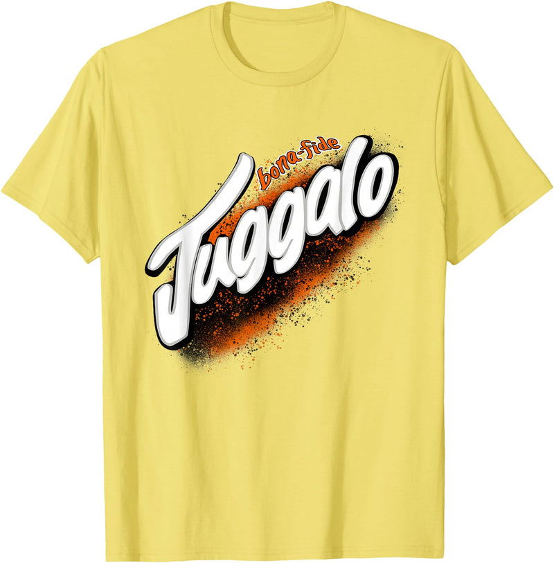 Juggalo Halloween Juggaooze Design Monster Splash Graffiti T-Shirt - Lemon Yellow