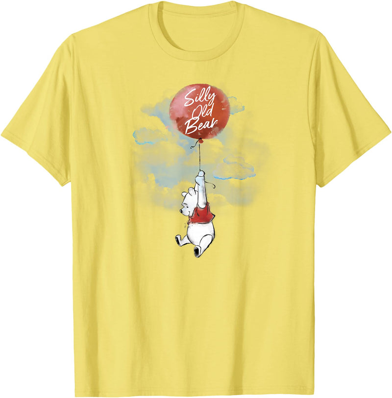 Disney Winnie The Pooh - Silly Old Bear Balloon T-Shirt - Lemon Yellow